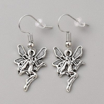 Bohemia Alloy Dangle Earrings for Women EJEW-WH0009-42D-1
