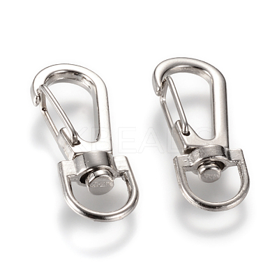 Alloy Swivel Lobster Claw Clasps X-PALLOY-T010-06P-1