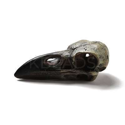 Crow Raven Bird Skull Resin Home Display Decoration RESI-A018-01A-1