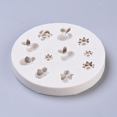 DIY Bee & Flower Food Grade Silicone Molds DIY-K025-11-1