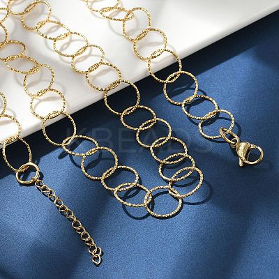 Ion Plating(IP) 304 Stainless Steel Necklaces STAS-D084-26G-1