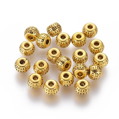 Tibetan Style Spacer Beads X-GLF0883Y-NF-1