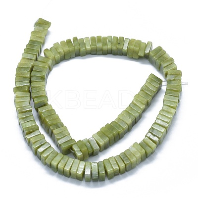 Natural Chinese Southern Jade Beads Strands G-F631-H01-1