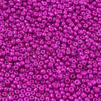 Baking Paint Glass Seed Beads SEED-S002-K21-1