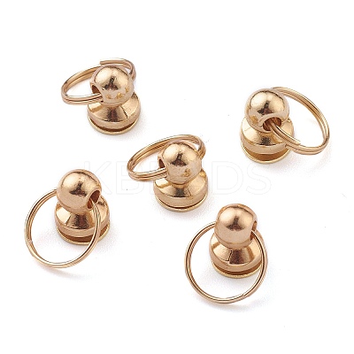 Alloy Pull Ring Rivets Screw Back Studs PALLOY-Z002-01LG-1
