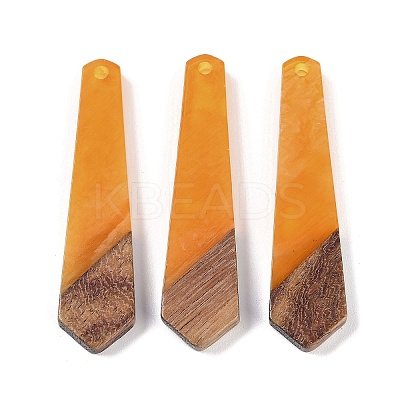 Resin & Wood Pendants WOOD-F015-05E-1