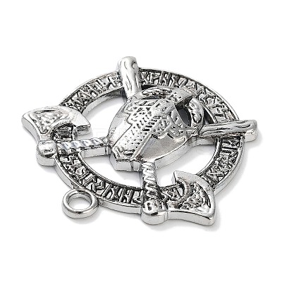 Tibetan Style Alloy Pendants PALLOY-S031-06-1