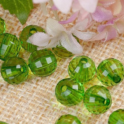 Transparent Acrylic Beads TACR-NH0001-C-01-1