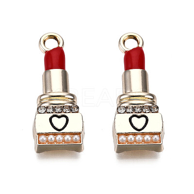 Alloy Crystal Rhinestone Pendants X-ENAM-S119-080-RS-1