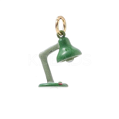 Brass Enamel Pendants KK-CBA109E-02A-1