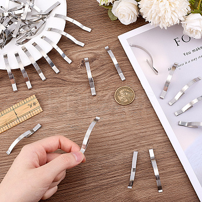 Stainless Steel Window Screen Tension Spring Corner Clips AJEW-CN0002-93A-1