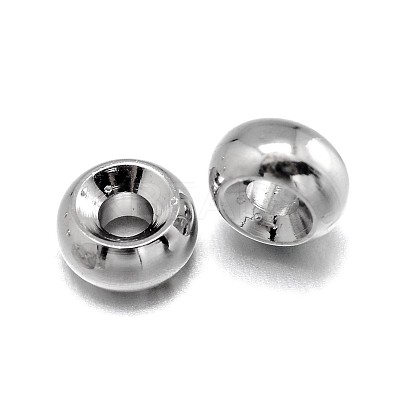 Rondelle Brass Spacer Beads LS-KK-F0317-09P-NR-1