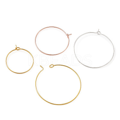 Brass Wine Glass Charm Rings KK-CD0001-05-1