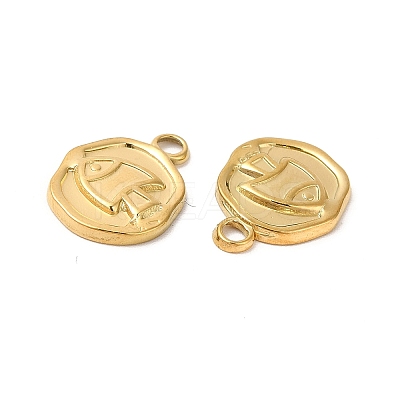 Ion Plating(IP) 304 Stainless Steel Pendants STAS-L268-022G-1