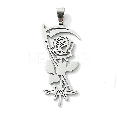 Non-Tarnish 201 Stainless Steel Pendants STAS-U003-16P-1