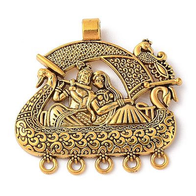 Tibetan Style Alloy Chandelier Component Links FIND-C060-060A-AG-1