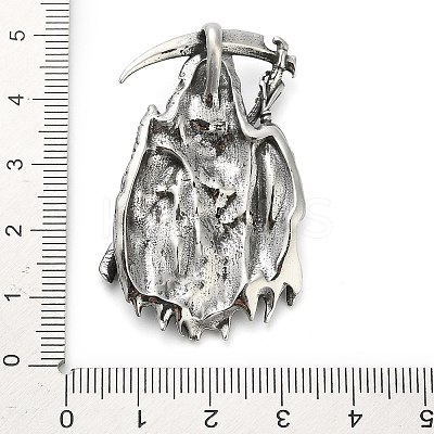 Halloween 316 Surgical Stainless Steel Pendants STAS-A123-01B-AS-1