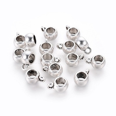 Tibetan Style Alloy Tube Bails LS-TIBEP-LFH251Y-FF-1