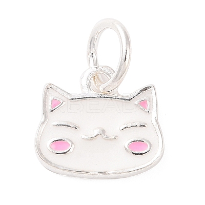 Cat Shape 925 Sterling Silver Charms STER-F056-03S-01-1