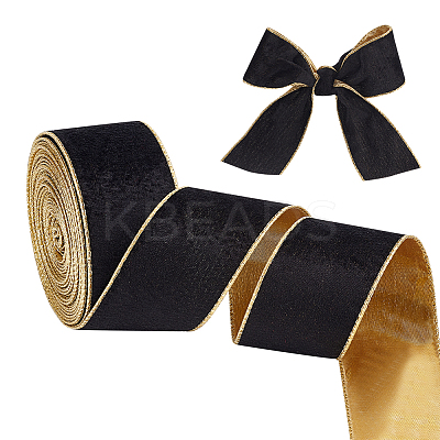 10 Yards Polyester & Cotton Ribbons OCOR-WH0080-74-1