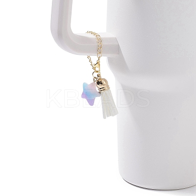 Resin Heart/Moon/Star Cup Charms HJEW-JM02071-1