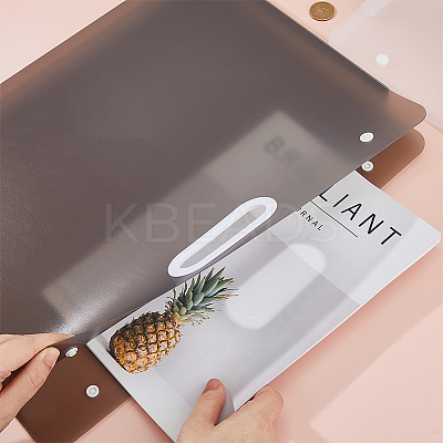 2Pcs 2 Styles PP Plastic Documents Pockets AJEW-FH0005-86B-1