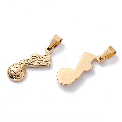 304 Stainless Steel Pendants STAS-J036-084G-1