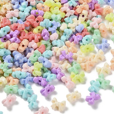 Opaque Acrylic Beads SACR-D009-01B-1