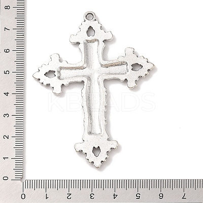 Tibetan Style Alloy Big Gothic Pendants X-TIBEP-A20541-AS-FF-1