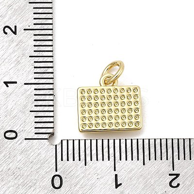 Brass Enamel Charms KK-P338-31G-03-1