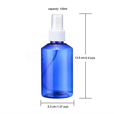150ml Refillable PET Plastic Spray Bottles TOOL-Q024-02D-02-1