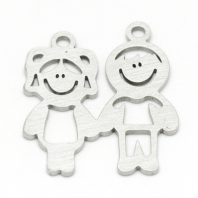 Non-Tarnish 201 Stainless Steel Pendants LS-STAS-T008-065-1-1
