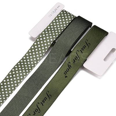 9 Yards 3 Styles Polyester Ribbon SRIB-A014-D05-1