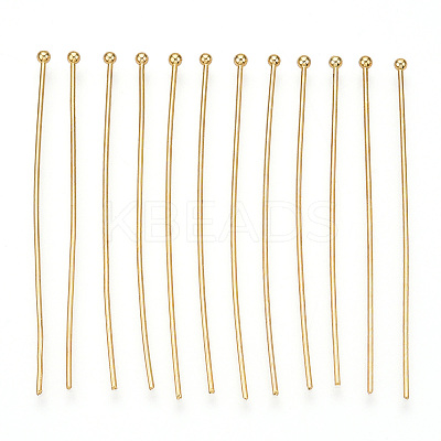 Brass Ball Head Pins KK-G331-10-0.8x50-1