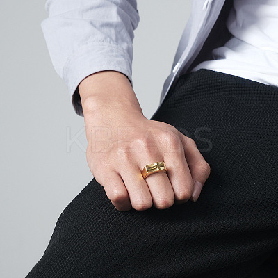 304 Stainless Steel Finger Rings for Men WGC8238-03-1