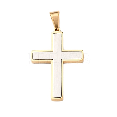 Brushed 304 Stainless Steel Pendants STAS-P421-15B-1
