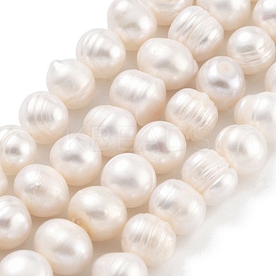 Natural Cultured Freshwater Pearl Beads Strands PEAR-C003-14D-1
