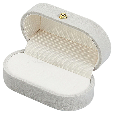 1Pc Rectangle Velvet Couple Rings Box CON-BBC0001-20C-1