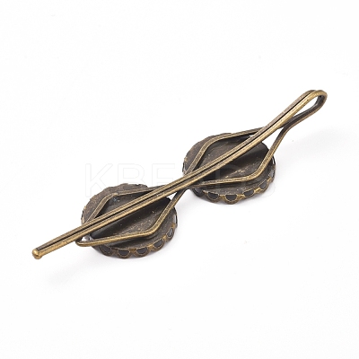 Iron Hair Bobby Pin Findings IFIN-WH0051-93A-1