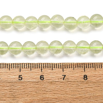 Natural Lemon Quartz(Heated) Beads Strands G-G286-A04-6mm-1