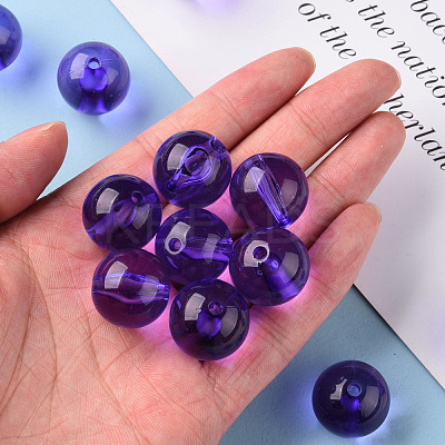 Transparent Acrylic Beads MACR-S370-A20mm-748-1