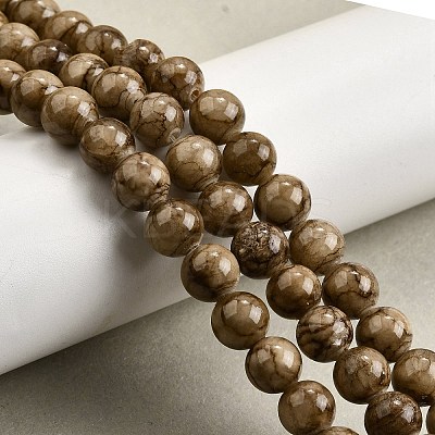 Natural Striped Stone Beads Strands G-D315-A01-03-10mm-1