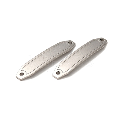 Non-Tarnish 201 Stainless Steel Connector Charms STAS-D244-22P-1