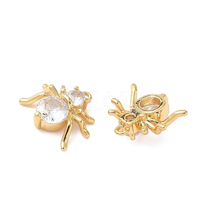 Brass with Cubic Zirconia Pendants KK-D024-11G-1
