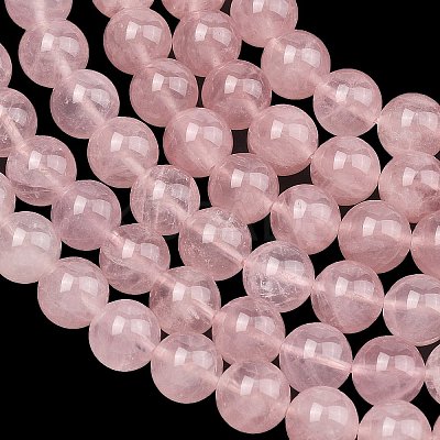 Natural Madagascar Rose Quartz Beads Strands G-Z146-A01-8mm-01-1