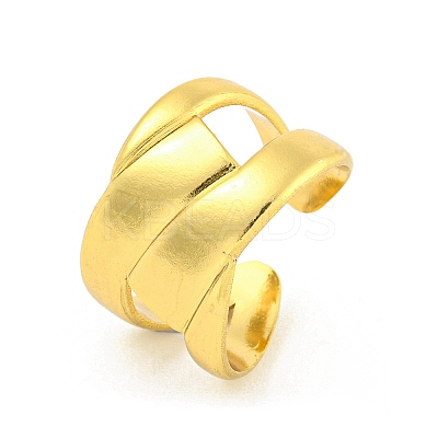 304 Stainless Steel Open Cuff Rings RJEW-G321-15G-1