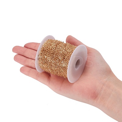 Brass Cable Chains CHC-S003-08G-1