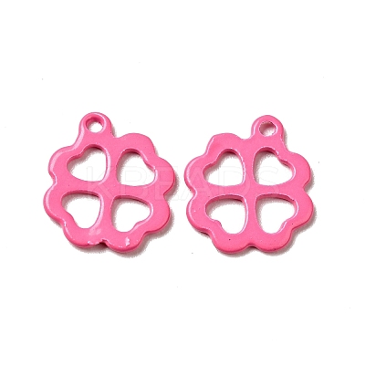 Spray Painted 201 Stainless Steel Charms STAS-G304-24D-1