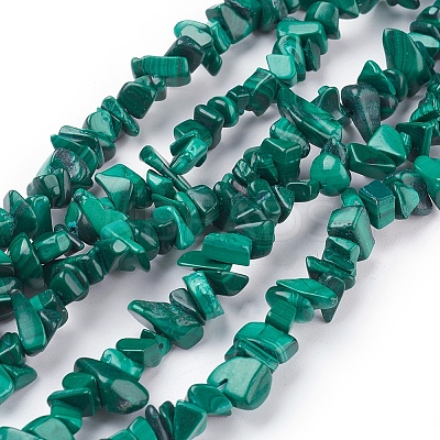 Natural Malachite Beads Strands X-G-F079-02-1