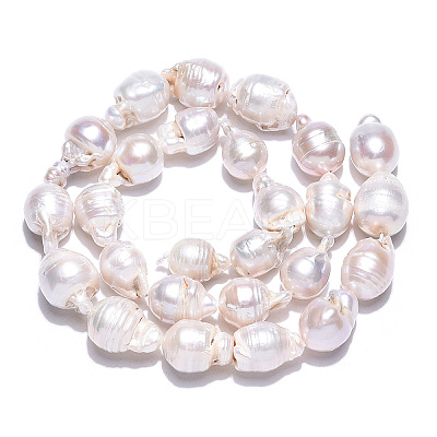 Natural Baroque Pearl Keshi Pearl Beads Strands PEAR-S019-02E-01-1
